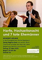 Konzertlesung mit Bettina Linck und Georg Magirius in Egelsbach